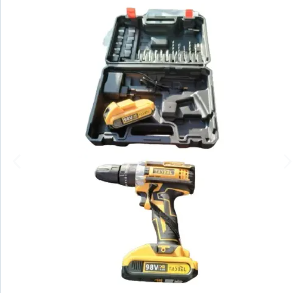 Taladro inalambrico 98v tasbel amarillo