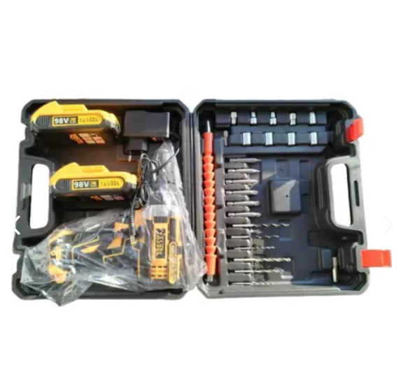 Taladro inalambrico 98v tasbel amarillo