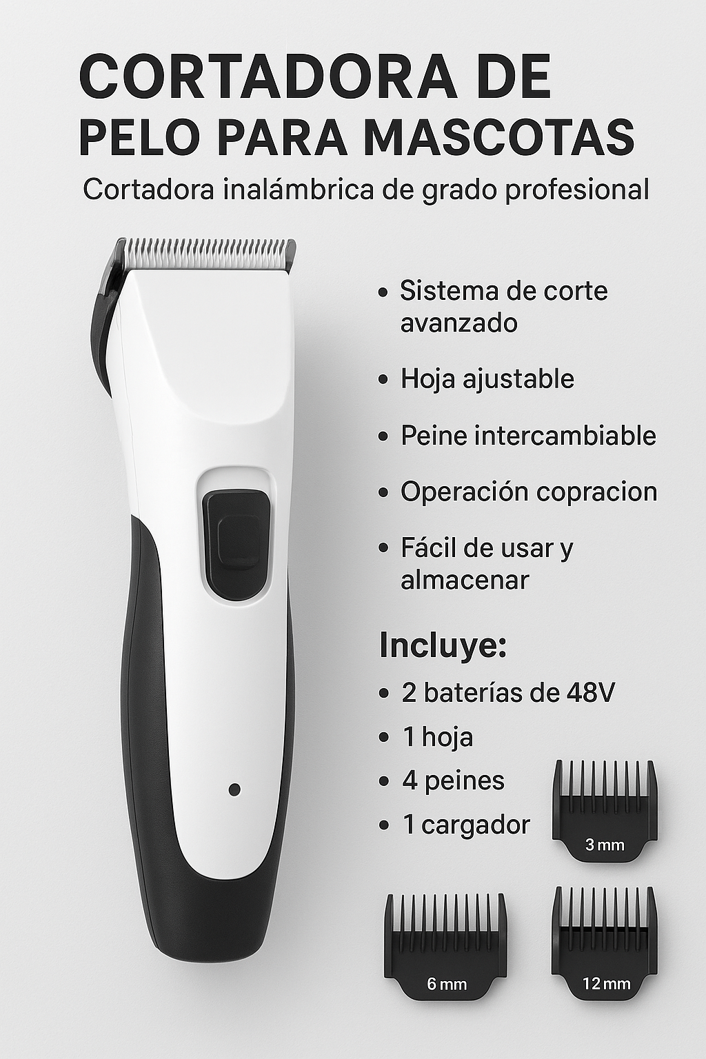 Petcortapelito - Cortadora Pelo Perro Maquina Corta Pelo