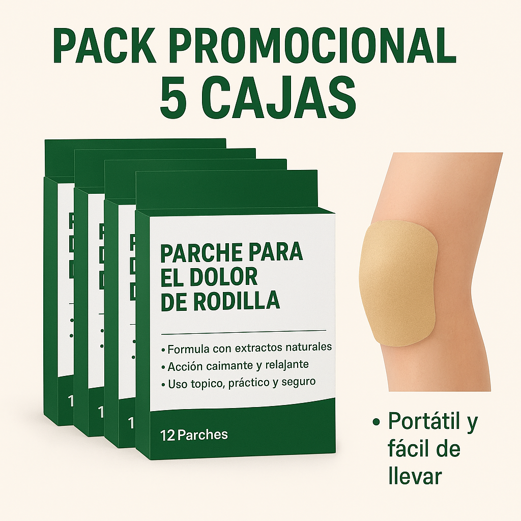 Rodialivio - parche de rodilla X5